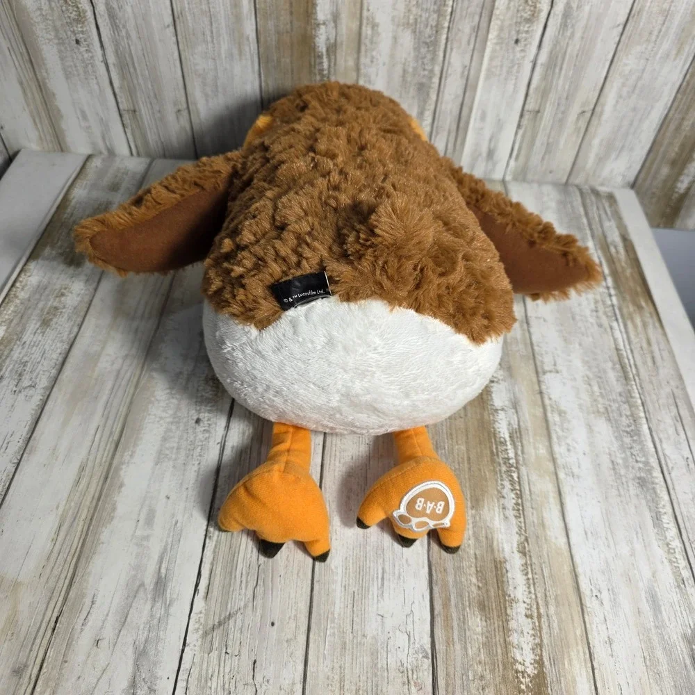 Build-A-Bear Star Wars Porg Plush Stuffed Animal Brown Orange White 10 inch